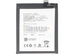 Avizar, Batteria Oppo F11 Pro Li-Polymer 3,85 V 4000 Mah, Nero/Bianco