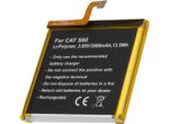 Avizar, Batteria Li-Polymer Cat S60 3500Mah 3.85V 13.5Wh, Nero / Giallo
