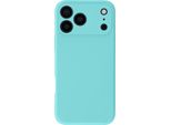 Avizar, Custodia Per Iphone 17 Pro Max Serie Smoothgrip In Silicone Soft-Touch, Blu Turchese