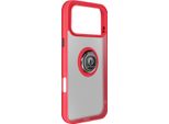 Avizar, Custodia Per Iphone 17 Pro Con Supporto Ad Anello E Attacco Magnetico, Rosso