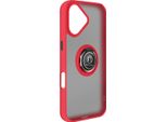 Avizar, Custodia Per Iphone 17 Con Supporto Ad Anello E Attacco Magnetico, Rosso
