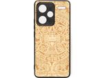 Cover In Legno Bewood Per Xiaomi Redmi Note 13 Pro Plus 5G Calendario Azteco Aniegre
