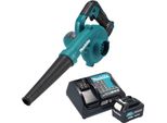 Makita Ub 100 DSM1 Soffiatore A Batteria 12 V Max. + 1X Batteria 4,0 Ah + Caricabatteria
