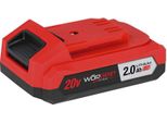 Batteria Per Torcia Worgrip 2Ah 20V Rosso Rosso Taglia Unica