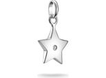 Ciondolo Con Stella E Gemma Bianca, In Argento - Thomas Sabo Modello: CC1238-051-14