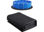 Sottotappeto Per Piscina Tappeto Di Protezione Per Piscina Fuori Terra Rotonda 3,6 M - Tappeto Per Piscina Telonato - Protezione Contro I Danni