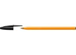 Penna A Sfera Bic Arancione Fine Cristal 4 Pezzi Neri