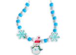 Collana Creativa Di Perline Natalizie Fai Da Te Con Pupazzo Di Neve