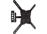 Unykach Supporto Per Tv/Monitor A Parete Girevole Per Schermi Piatti E Curvi Da 17-55 Pollici (Fino A 30 Kg), Inclinazione E Rotazione, Vesa Max 400 X 400 Mm