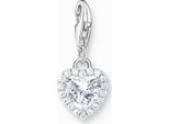 Thomas Sabo Charm Cuore Argento Bianco 2202-051-14