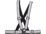Gilet Di Sicurezza Riflettente Nero AMIO-03938 Per La Massima Visibilità