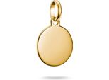 Ciondolo Thomas Sabo Coin Connect Placcato In Oro
