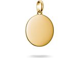 Ciondolo Charm Thomas Sabo Coin Grande Connect Placcato Oro