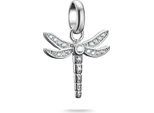 Ciondolo Thomas Sabo Con Libellula E Pietre Connect Argento