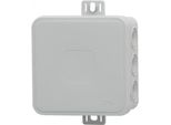 Scatola Ermetica V7, Termoplastica 100X100X41 IP54, Grigio - Click, 12 Fori F1.0293