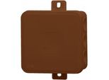 Scatola Ermetica V5, Termoplastica 75X75X41 IP54, Marrone - Click, 12 Fori F1.0269