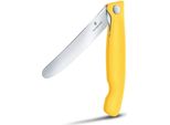 Swiss Classic, Coltello Da Picnic, 11 Cm, Onde, Giallo, Scatola