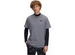 Under Armour Logo Ricamato Heavyweight Kurzarm-T-Shirt Grau M Herren Grau M