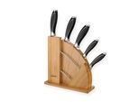 Set Di Coltelli Maestro Da 6 Pezzi Con Supporto In Legno