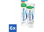 Sensodyne - Dentifricio - Menta Fresca - Alito Fresco - 75 Ml - Confezione Risparmio - 6 Pezzi