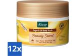 Kneipp - Scrub Corpo - Zucchero E Olio - Beauty Secret - 200 Ml - Confezione Risparmio - 12 Pezzi