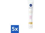Nivea - Crema Per Gli Occhi - Cellular LUMINOUS630 - Contro Occhiaie, Borse E Rughe - Per Tutti I Tipi Di Pelle - Con Acido Ialuronico E Caffeina - 15 Ml - Confezione Risparmio - 5 Pezzi