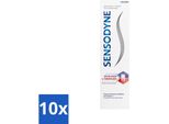 Sensodyne - Dentifricio - Sensibilità E Gengive - Cura Delle Gengive - 75 Ml - Confezione Risparmio - 10 Pezzi