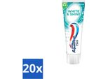 Aquafresh White & Shine - Dentifricio Sbiancante - 75 Ml - Confezione Risparmio - 20 Pezzi
