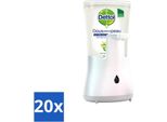 Dettol - Dispenser Automatico Per Sapone - No-Touch Silver Con Aloe Vera - 250 Ml - Value Pack - 20 Pezzi