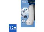 Glade - Holder Sense & Spray - Pure Clean Linen - 18 Ml - Confezione Risparmio - 12 Pezzi