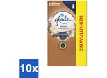 Glade - Ricarica Touch & Fresh - Sandalo Sensuale Gelsomino - 2 × 10 Ml - Confezione Risparmio - 10 Pezzi