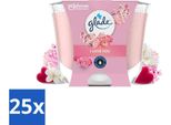 Glade - Candela Profumata I Love You - 100% Cera Di Colza - 204 G - Confezione Risparmio - 25 Pezzi