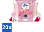 Glade - Candela Profumata I Love You - 100% Cera Di Colza - 204 G - Confezione Risparmio - 20 Pezzi