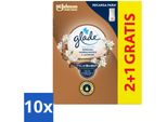 Glade - Touch & Fresh - Sandalo Sensuale Gelsomino - 10 Ml - Confezione Risparmio - 10 Pezzi