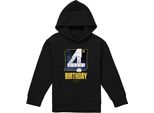 Star Wars - Felpa Con Cappuccio Per Bambini Per Il 4° Compleanno TV24461 (116) (Navy)