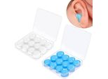 24 Tappi Per Le Orecchie In Silicone, Tappi Di Cera Per Dormire, Tappi Morbidi Per Ridurre Il Rumore Durante Il Nuoto - La Scelta Migliore