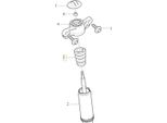 Volvo V60 V60 Cc S60 Paraurti Ammortizzatore Posteriore Originale Oe 31451162