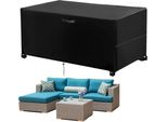 Copertura Per Mobili Da Giardino - Impermeabile E Resistente Ai Raggi Uv - 1 Pezzo - Nero - Tessuto Oxford - 180 X 120 X 74 Cm