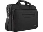 Borsa Per Laptop Da 17,3 Pollici, Grande Borsa Per Laptop Da 17 Pollici Valigetta Da Uomo Impermeabile Borsa Da Lavoro Borse Da Lavoro Borsa A Tracolla Borsa Per Laptop Borsa Per Notebook Borsa A Tracolla Borsa Da Ufficio Nero