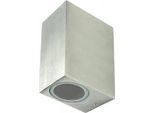 Applique Da Giardino Boston 2Xgu10 IP44 Acciaio Inox Goldlux