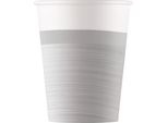 Bicchiere Di Carta Per Compleanno Silver 200 Ml, 8 Pezzi.
