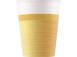 Bicchiere Di Carta Compleanno Golden 200Ml 8Pz.
