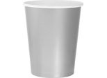 Bicchieri Di Carta Per Compleanno Argento 250 Ml, 8 Pezzi.