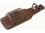 Apribottiglie A Parete Con Raccoglitore Di Tappi In Legno