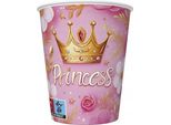 Bicchiere Di Carta Corona Principessa Rosa Compleanno Principessa 250Ml 8Pz.