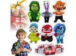 Set Di 2 Peluche Inside Out Con 6 Peluche Grandi Da 30 Cm Della Fiaba