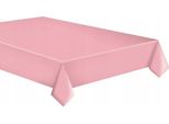 Tovaglia Di Carta Rosa A Pois Bianchi 120X180Cm