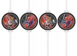 Cannucce Con Medaglione Spiderman Marvel Spider-Man Compleanno 4Pz.