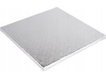 Base Per Torta Rettangolare In Argento 25X25Cm
