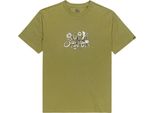 Maglietta Quiksilver Evo Natural Smash A Maniche Corte Verde M Uomo Verde M